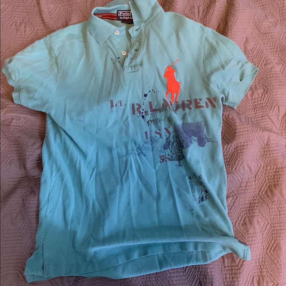 A blue shirt